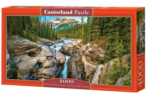 ⁨Puzzle 4000 elements Mistaya Canyon Canada⁩ at Wasserman.eu