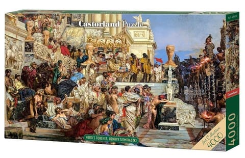 ⁨Puzzle 4000 Nero's Torches H. Siemiradzki CASTOR⁩ w sklepie Wasserman.eu