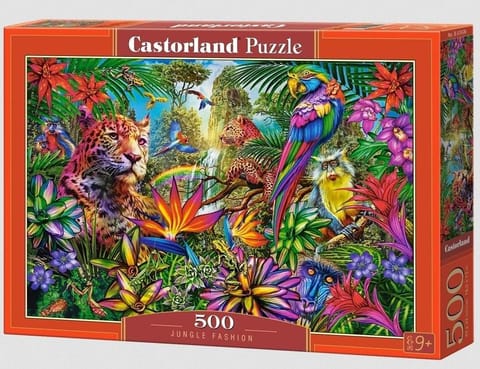 ⁨Puzzle 500 Jungle Fashion CASTOR⁩ w sklepie Wasserman.eu
