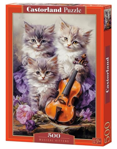 ⁨Puzzle 500 Musical Kittens CASTOR⁩ w sklepie Wasserman.eu