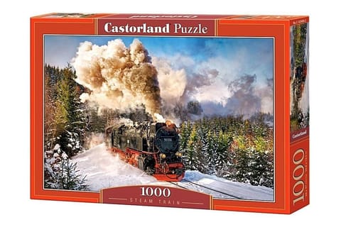 ⁨Puzzle 1000 Kolej parowa CASTOR⁩ w sklepie Wasserman.eu