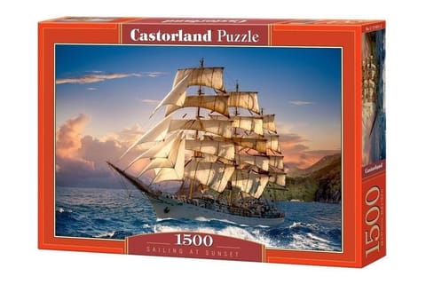 ⁨PUZZLE SAILING AT SUNSET 1500el CASTORLAND⁩ at Wasserman.eu