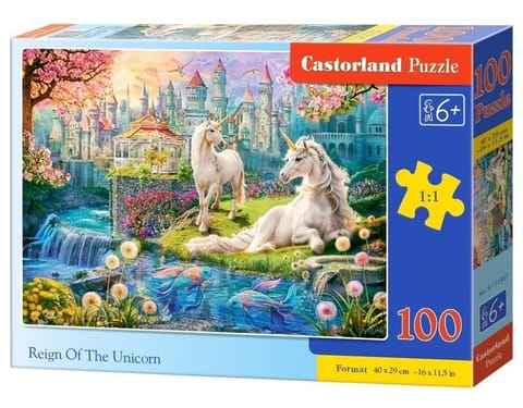 ⁨Puzzle 100 Reign Of The Unicorn CASTOR⁩ w sklepie Wasserman.eu