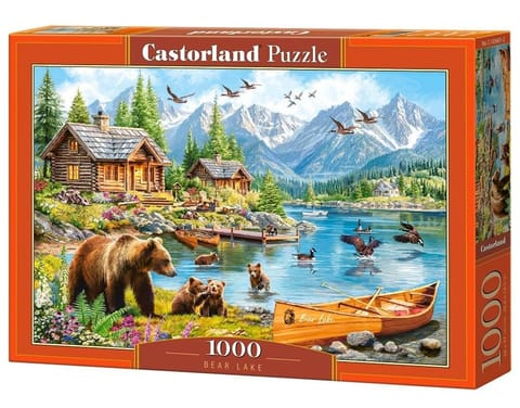 ⁨Puzzle 1000 Bear Lake CASTOR⁩ w sklepie Wasserman.eu
