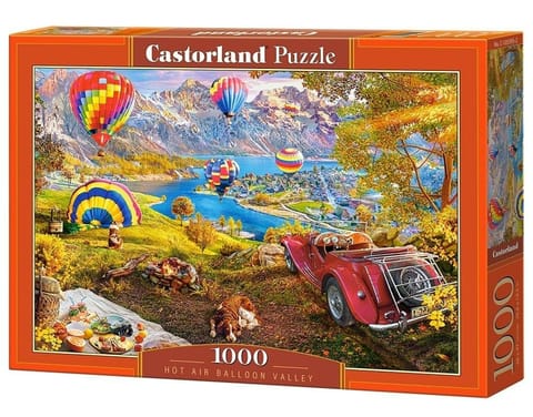 ⁨Puzzle 1000 Hot Air Balloon Valley CASTOR⁩ w sklepie Wasserman.eu