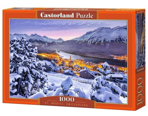 ⁨Puzzle 1000 St. Moritz, Switzerland CASTOR⁩ w sklepie Wasserman.eu