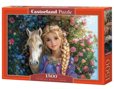 ⁨Puzzle 1500 Princess With A Horse CASTOR⁩ w sklepie Wasserman.eu