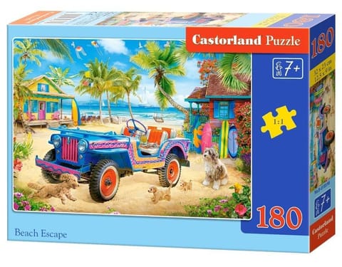 ⁨Puzzle 180 Beach Escape CASTOR⁩ w sklepie Wasserman.eu