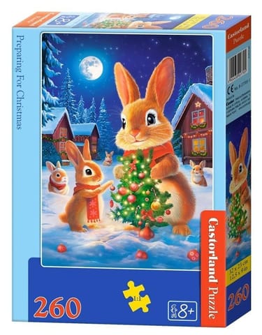 ⁨Puzzle 260 Preparing for Christmas CASTOR⁩ w sklepie Wasserman.eu