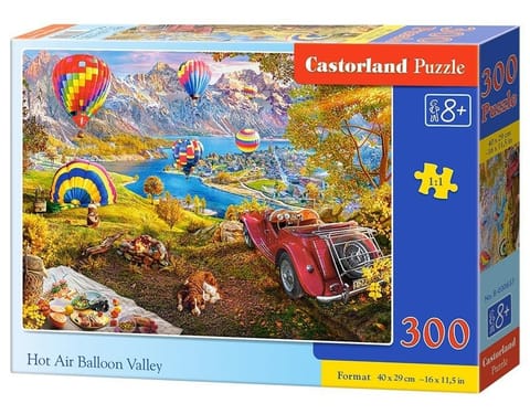 ⁨Puzzle 300 Hot Air Balloon Valley CASTOR⁩ w sklepie Wasserman.eu