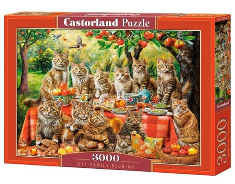 ⁨Puzzle 3000 Cat Family Reunion CASTOR⁩ w sklepie Wasserman.eu