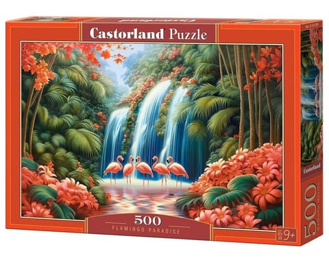 ⁨Puzzle 500 Flamingo Paradise CASTOR⁩ w sklepie Wasserman.eu
