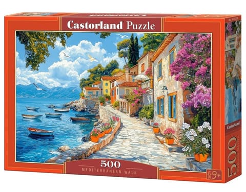 ⁨Puzzle 500 Mediterranean Walk CASTOR⁩ w sklepie Wasserman.eu