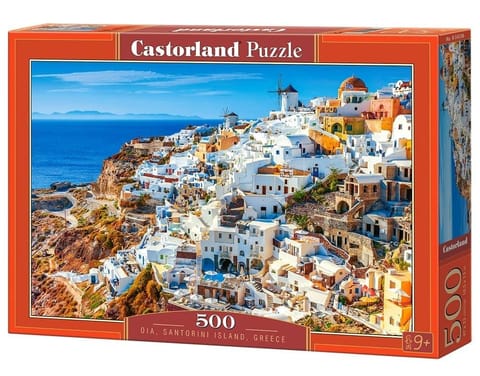 ⁨Puzzle 500 Oia, Santorini Island, Greece⁩ w sklepie Wasserman.eu