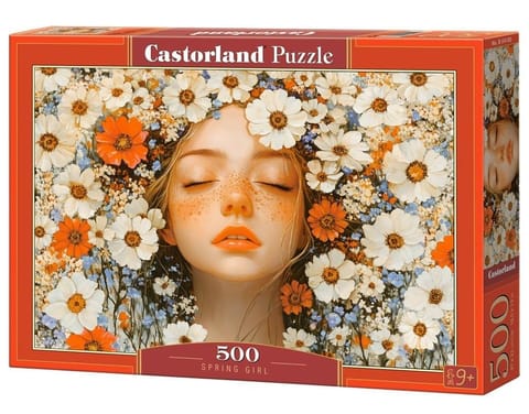 ⁨Puzzle 500 Spring Girl CASTOR⁩ w sklepie Wasserman.eu