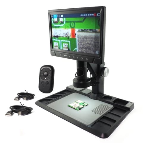 ⁨Mikroskop Cyfrowy Inskam 318-C 1600x Full HD 12 mpx 30 LED LCD 10,1" USB-C⁩ w sklepie Wasserman.eu