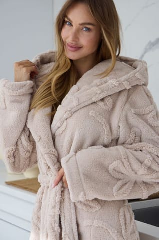⁨Szlafrok Elodie 2633 Angora długi (Rozmiar S)⁩ w sklepie Wasserman.eu