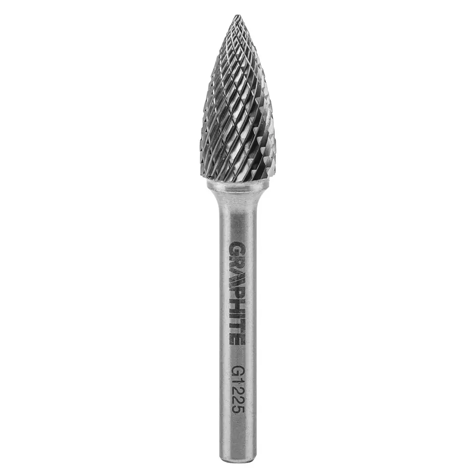 ⁨Frez do metalu HM, typ G (ostrołukowy ostry), 12 x 25 mm, trzpień 6 x 45 mm⁩ w sklepie Wasserman.eu