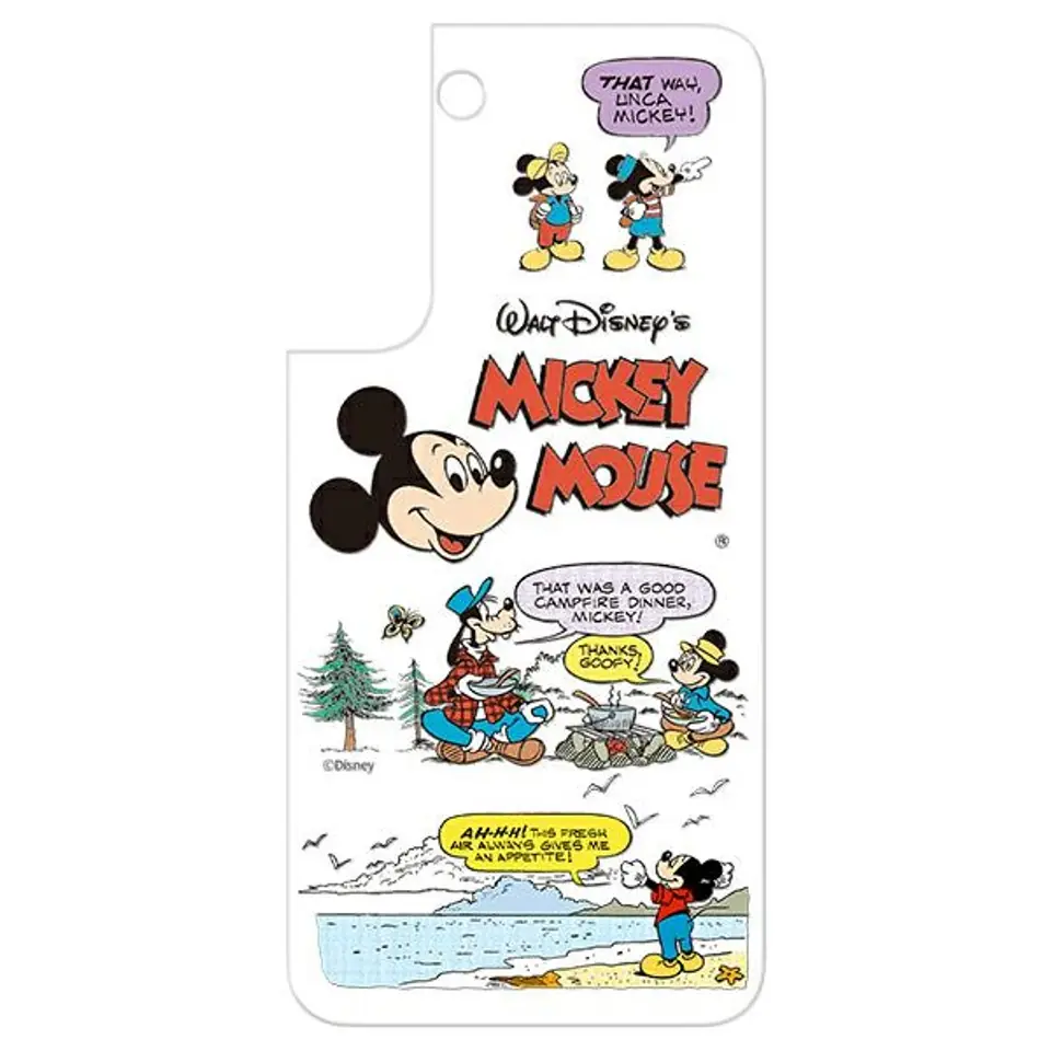 ⁨Panel Samsung GP-TOS901HIARW do etui Frame Cover do Galaxy S22 Disney Mickey biały/white⁩ w sklepie Wasserman.eu