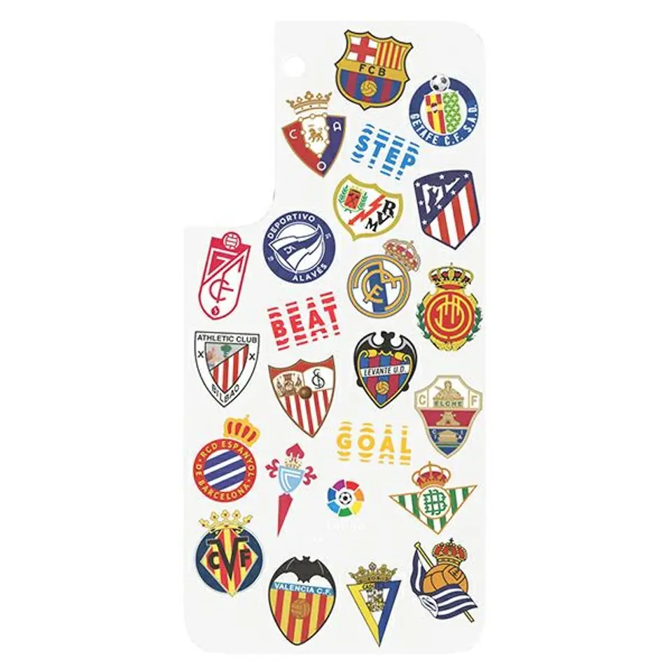 ⁨Samsung GP-TOU021HOLTW Frame Cover for Galaxy S22+ Laliga white/white⁩ at Wasserman.eu