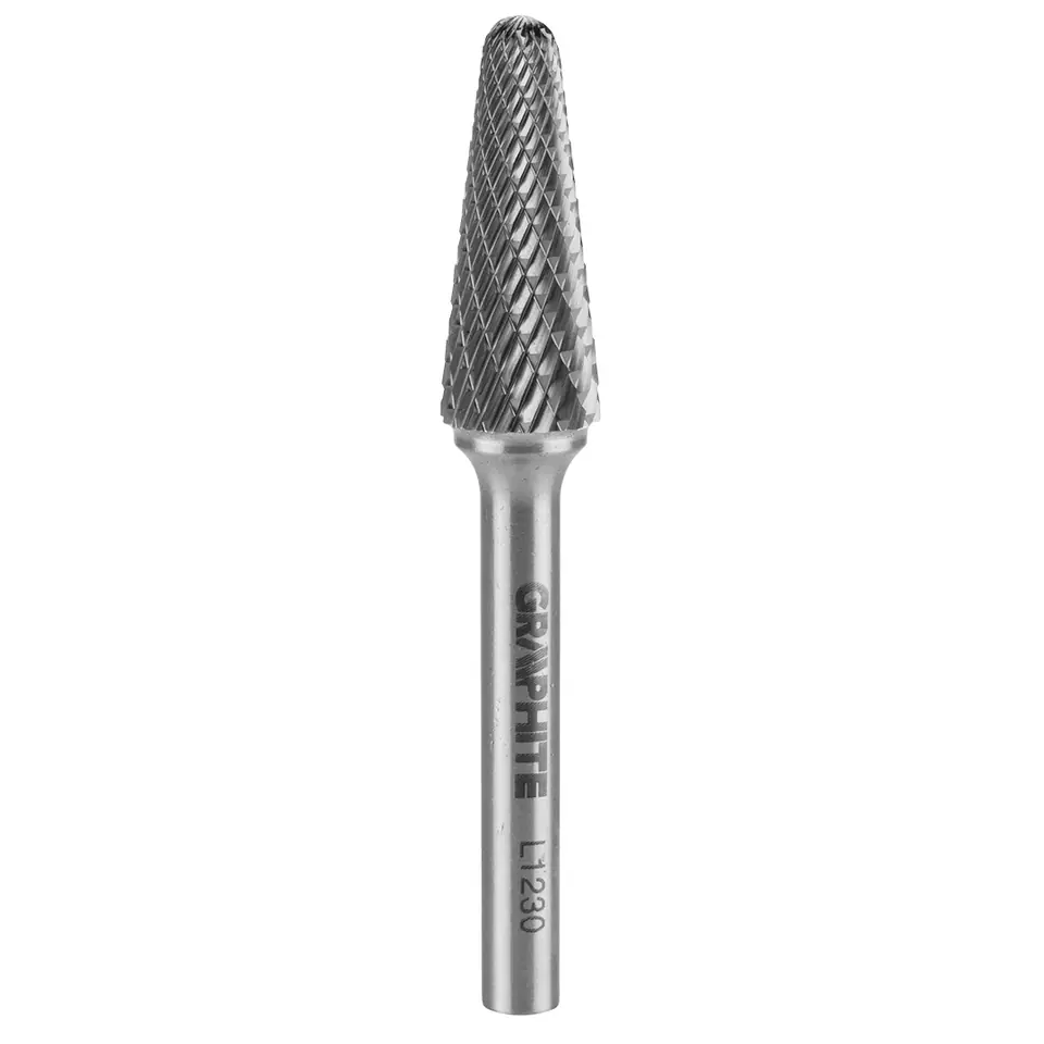 ⁨Frez do metalu HM, typ L (stożkowy), 12 x 30 mm, trzpień 6 x 45 mm⁩ w sklepie Wasserman.eu