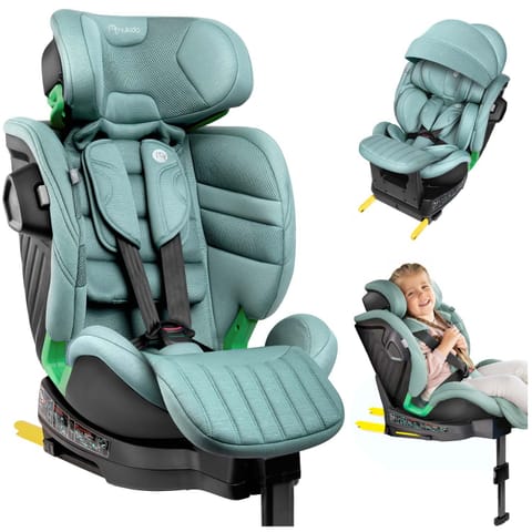 ⁨Fotelik samochodowy obrotowy z nogą Nukido Shelly 0-12 lat I-Size ISOFIX⁩ w sklepie Wasserman.eu