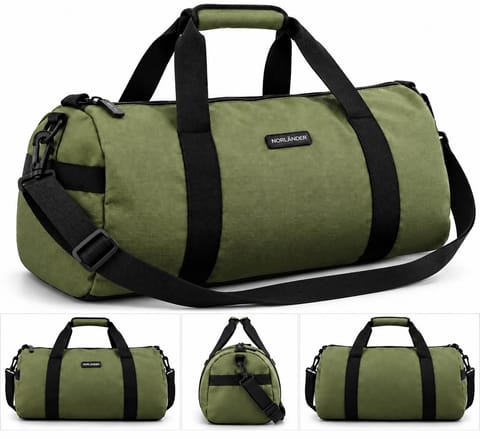 ⁨NORLÄNDER Outdoor Duffel Bag 27L Torba Sportowa Podróżna Weekendowa Zielona⁩ w sklepie Wasserman.eu