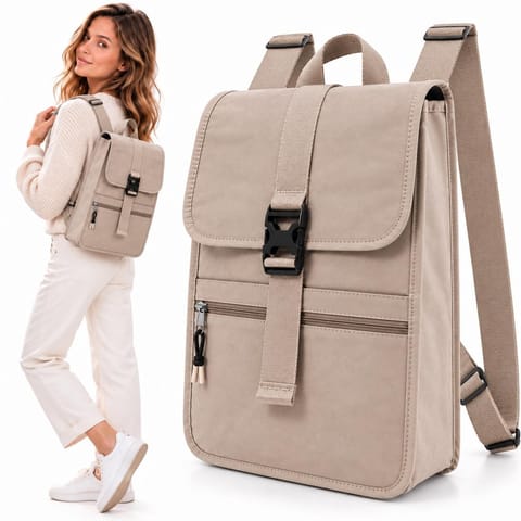 ⁨PLECAK NORLÄNDER PAPER 11L LAPTOP EKO PAPIER RECYCLED SZARY⁩ w sklepie Wasserman.eu