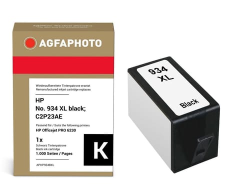 ⁨AgfaPhoto Ink Black HP No. 934 XL⁩ w sklepie Wasserman.eu