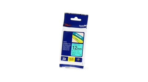 ⁨Brother TZe-731 Laminated Tape Black on Green, TZe, 8 m, 1.2 cm⁩ w sklepie Wasserman.eu