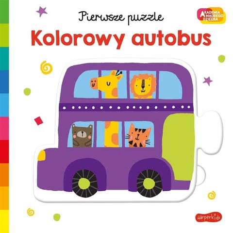 ⁨Booklet Smart child academy. First puzzle. Colorful bus.⁩ at Wasserman.eu