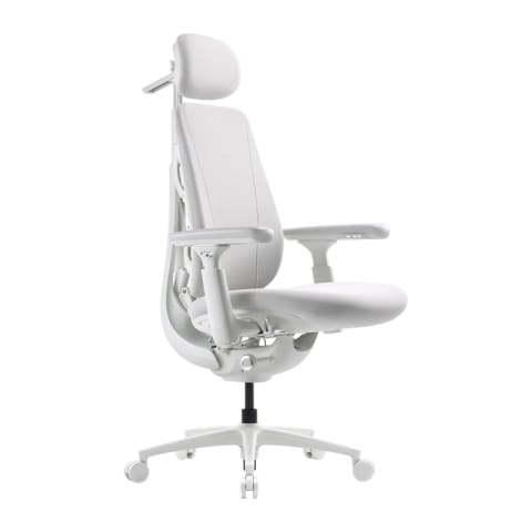 ⁨Krzesło ergonomiczne LiberNovo Maxis (białe)⁩ w sklepie Wasserman.eu
