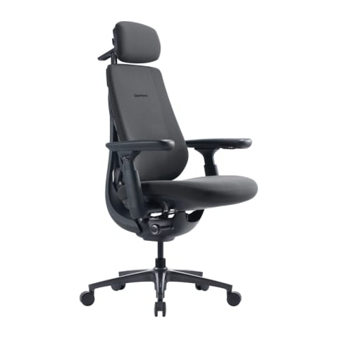 ⁨Krzesło ergonomiczne LiberNovo Maxis Pro (grafitowe)⁩ w sklepie Wasserman.eu