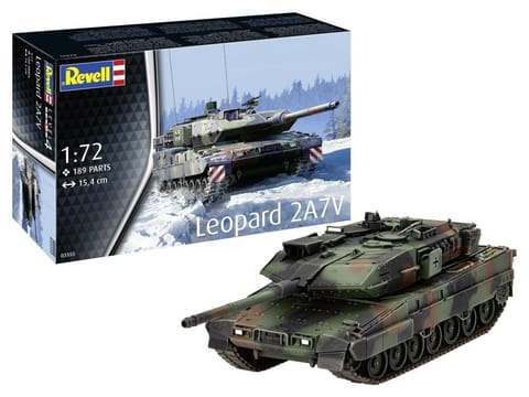 ⁨Plastic model Tank Leopard 2A7V 1/72⁩ at Wasserman.eu