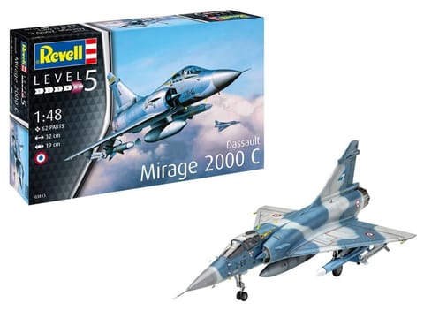 ⁨Plastic model Dassault Mirage 2000c 1/48⁩ at Wasserman.eu