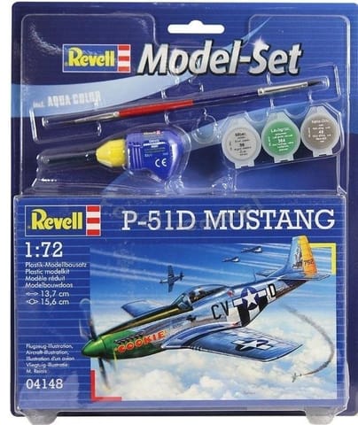 ⁨Plastic model P-51 D Mustang⁩ at Wasserman.eu