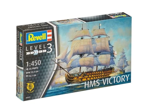 ⁨Plastic model HMS Victory⁩ at Wasserman.eu