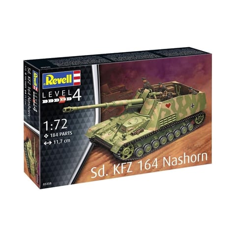 ⁨Plastic model SD.Kfz. 164 Nashorn 1/72⁩ at Wasserman.eu