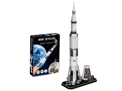 ⁨Puzzle 3D 136 Apollo 11 Saturn V⁩ w sklepie Wasserman.eu