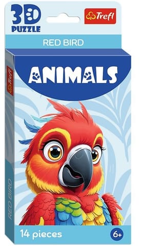 ⁨Puzzle 3D Ptak czerwony TREFL⁩ w sklepie Wasserman.eu
