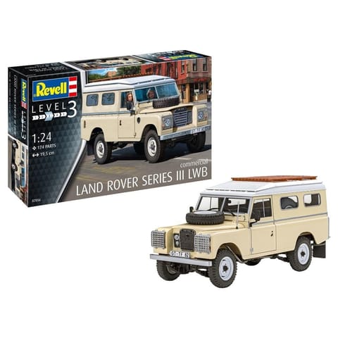 ⁨Plastic model Land Rover series III LWB 1/24⁩ at Wasserman.eu