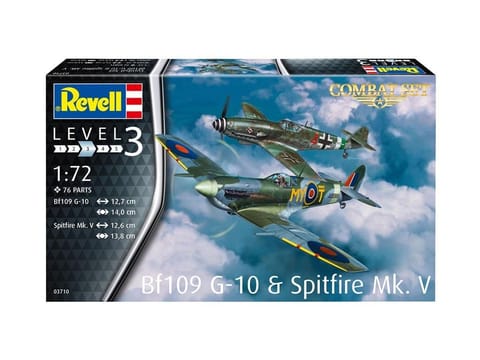 ⁨Samolot 1:72 Me BF-109G-10 & Spitfire Mk.V⁩ w sklepie Wasserman.eu