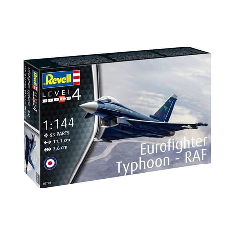 ⁨Plastic model Airplane Eurofighter Typhoon RAF 1/144⁩ at Wasserman.eu