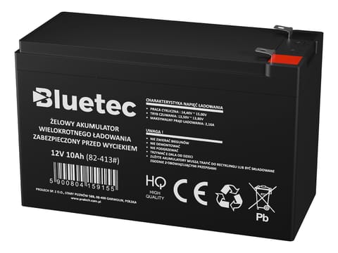 ⁨Akumulator żelowy 12V 10Ah BLUETEC 151x101x66_6,5⁩ w sklepie Wasserman.eu