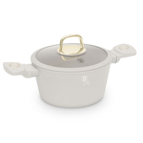 ⁨GARNEK TYTANOWY Z POKRYWĄ 24cm BERLINGER HAUS BH-8071 SAHARA⁩ w sklepie Wasserman.eu