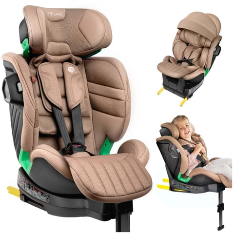 ⁨Fotelik samochodowy obrotowy z nogą Nukido Shelly 0-12 lat I-Size ISOFIX⁩ w sklepie Wasserman.eu