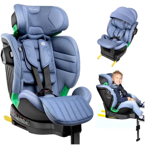 ⁨Fotelik samochodowy obrotowy z nogą Nukido Shelly 0-12 lat I-Size ISOFIX⁩ w sklepie Wasserman.eu