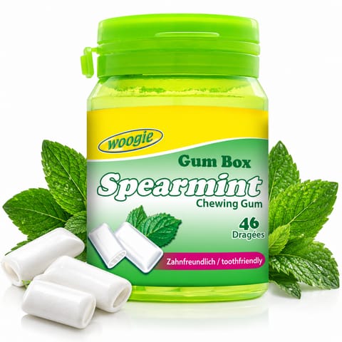 ⁨Woogie Spearmint Guma do Żucia Miętowa bez Cukru 46 szt.⁩ w sklepie Wasserman.eu