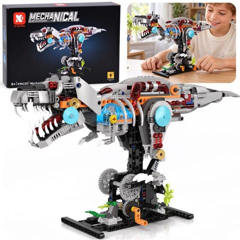 ⁨Klocki techniczne Zbuduj mechanicznego dinozaura T-Rex 730ele ZA6375⁩ w sklepie Wasserman.eu