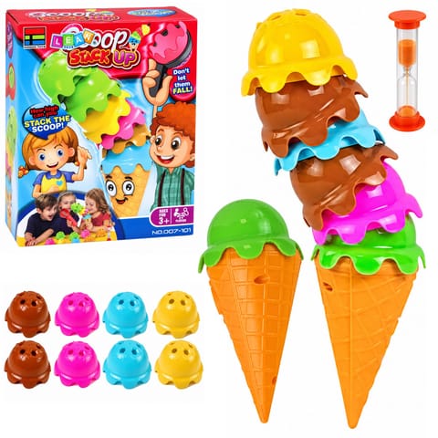 ⁨Arcade game Ice cream in a wafer Colorful pyramid Arrange a tower for the whole family⁩ at Wasserman.eu